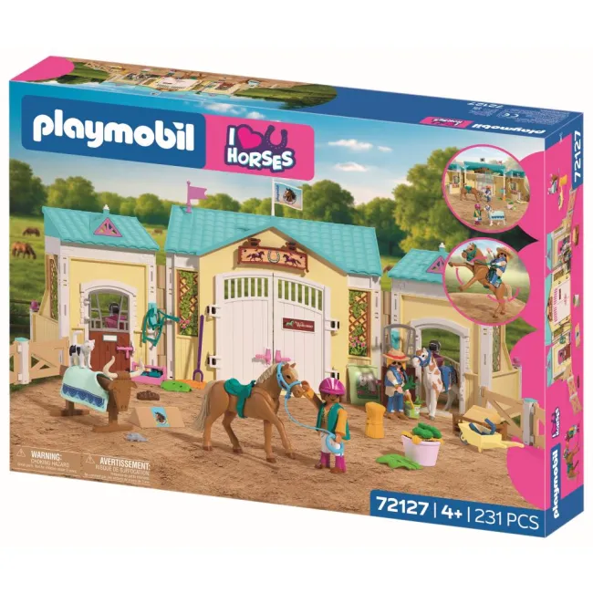 Playmobil - Jucarie de rol Grajd mare de calarie - ARTPM72127