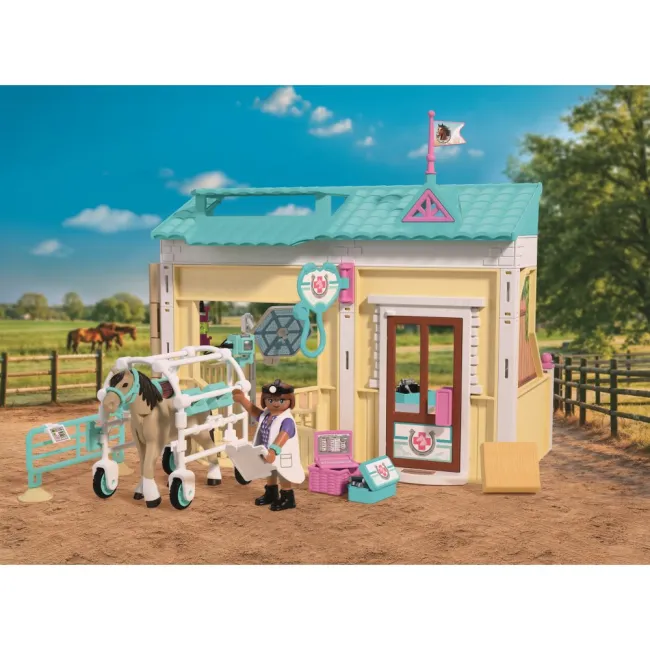Playmobil - Jucarie de rol Clinica veterinara - ARTPM72128