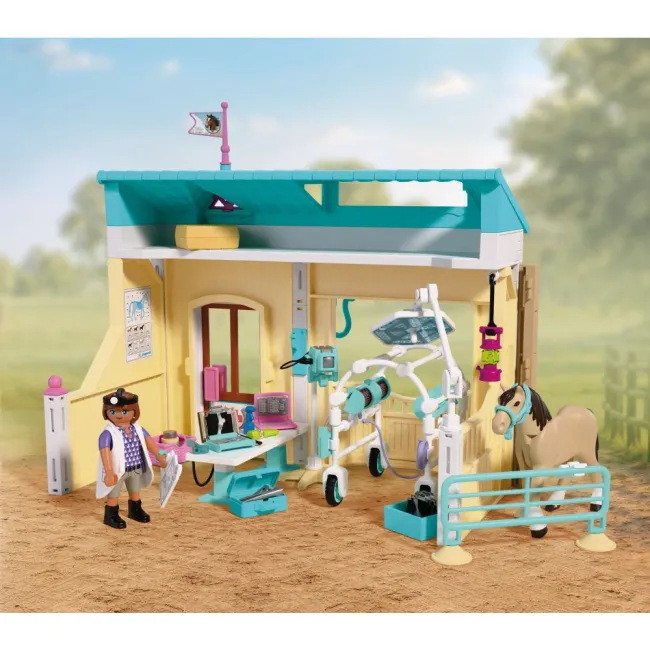 Playmobil - Jucarie de rol Clinica veterinara - ARTPM72128