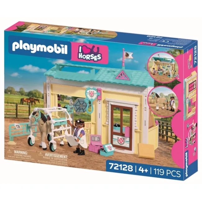 Playmobil - Jucarie de rol Clinica veterinara - ARTPM72128