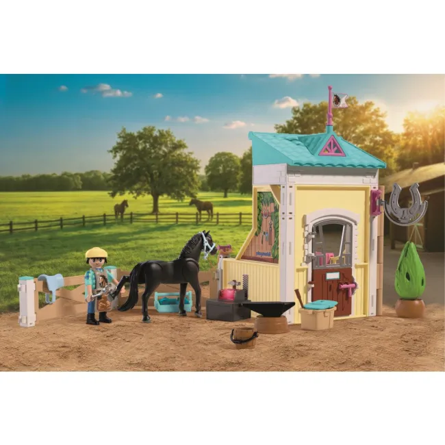 Playmobil - Jucarie de rol Grajd mic cu potcovar - ARTPM72131