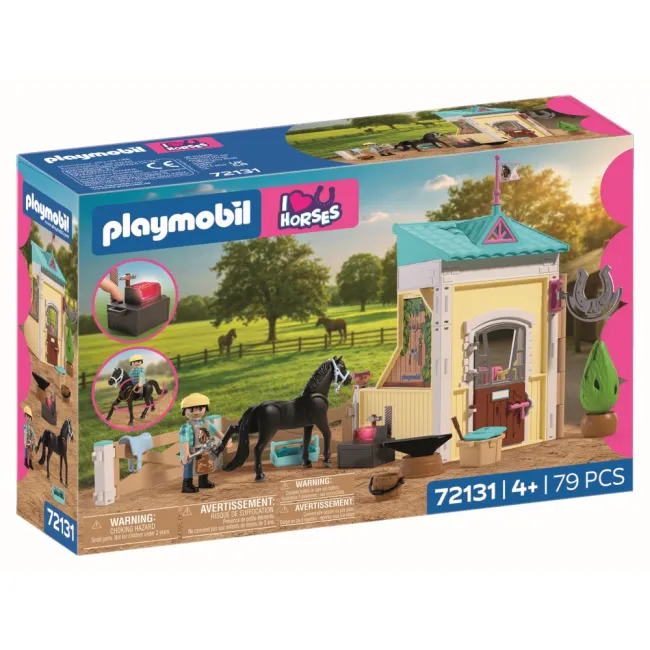 Playmobil - Jucarie de rol Grajd mic cu potcovar - ARTPM72131