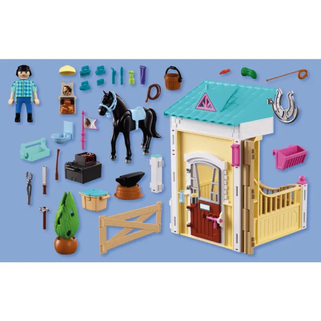 Playmobil - Jucarie de rol Grajd mic cu potcovar - ARTPM72131