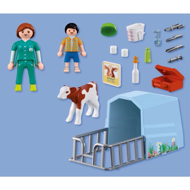 Playmobil - Jucarie de rol Veterinar in vizita - ARTPM72167