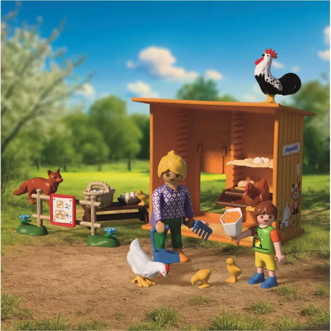 Playmobil - Jucarie de rol Cotetul gainilor - ARTPM72168