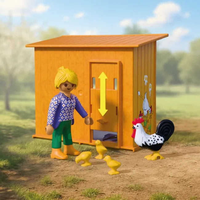 Playmobil - Jucarie de rol Cotetul gainilor - ARTPM72168