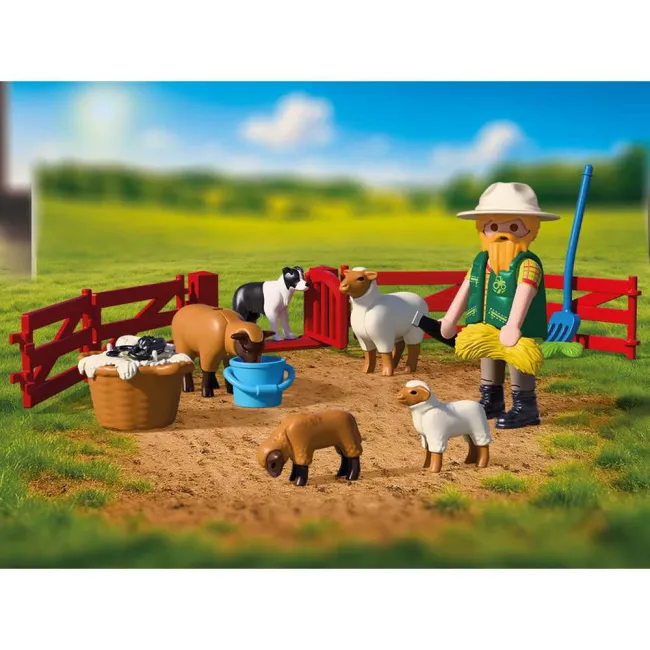 Playmobil - Jucarie de rol Ingrijitorul oilor - ARTPM72169