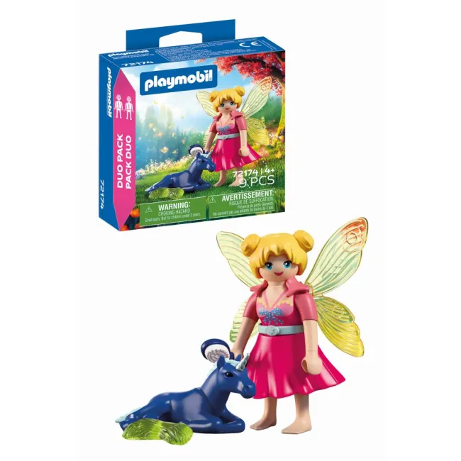 Playmobil - Set 2 figurine zana cu pui de unicorn - ARTPM72174