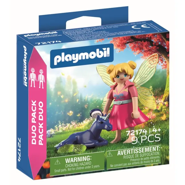 Playmobil - Set 2 figurine zana cu pui de unicorn - ARTPM72174