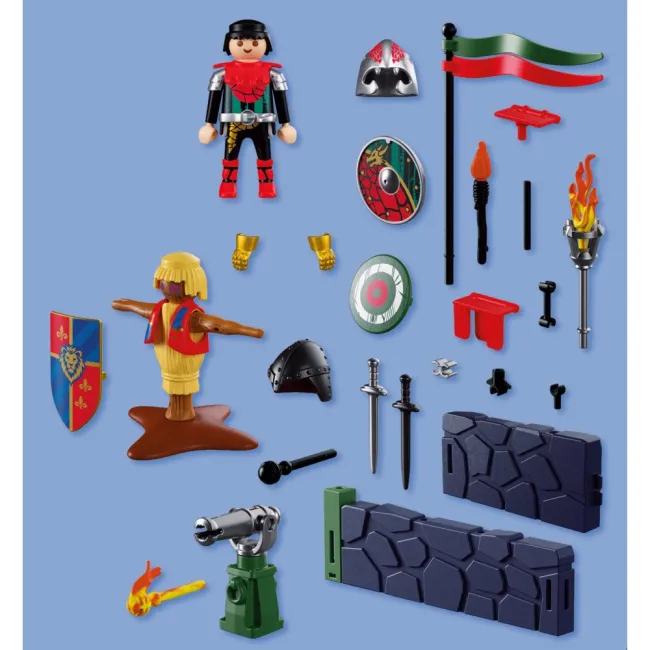 Playmobil - Jucarie de rol Antrenamentul de lupta al cavalerului dragon - ARTPM72213