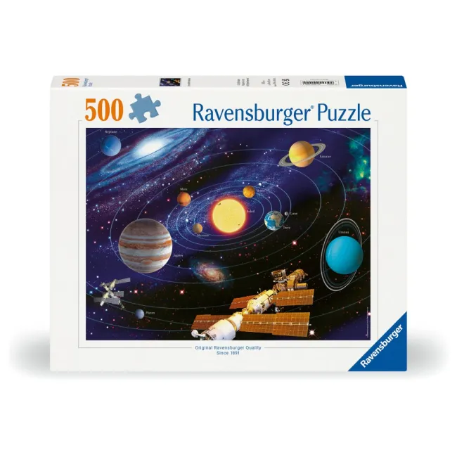 Ravensburger - Puzzle sistemul solar 500 piese design nou - ARTRVSPA00202