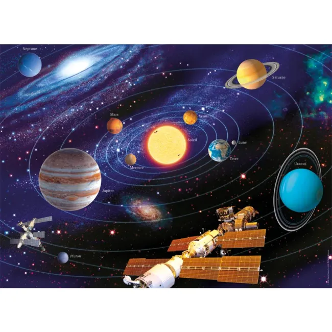 Ravensburger - Puzzle sistemul solar 500 piese design nou - ARTRVSPA00202