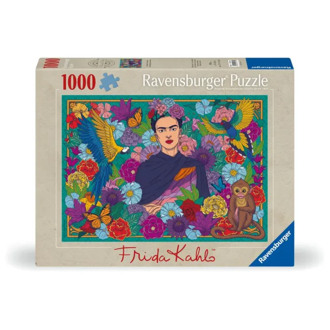 Ravensburger - Puzzle Frida Kahlo inconjurata de flori 1000 piese - ARTRVSPA01475