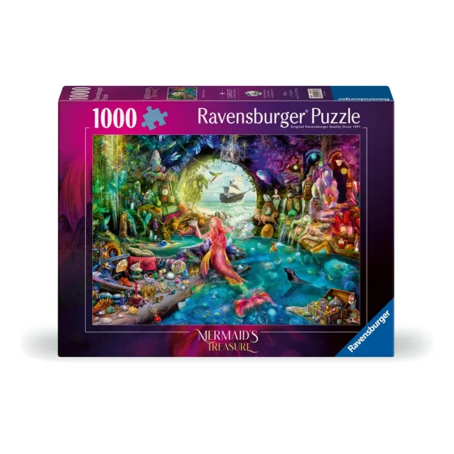 Ravensburger - Puzzle comoara sirenelor 1000 piese - ARTRVSPA01577