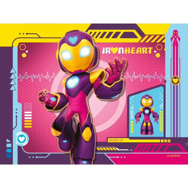Ravensburger - Puzzle Iron Man si prietenii 4 buc in cutie 12 16 20 24 piese - ARTRVSPC04190