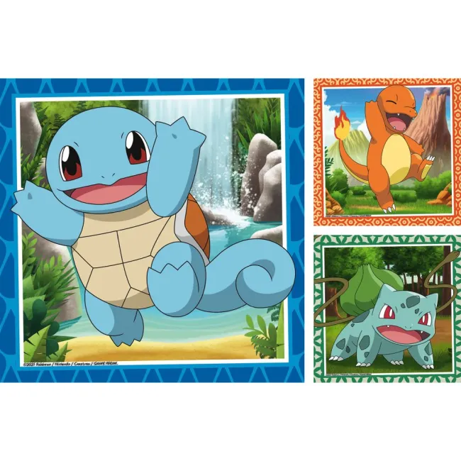 Ravensburger - Puzzle personaje Pokemon 3x49 piese - ARTRVSPC05586