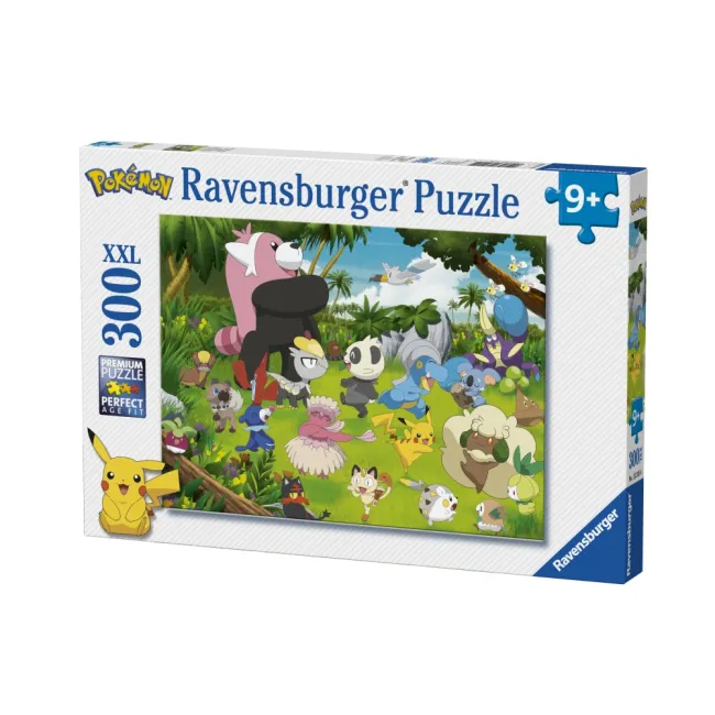Ravensburger - Puzzle Pokemoni salbatici 300 piese XXL - ARTRVSPC13245