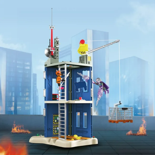 Playmobil - Jucarie de rol Atac asupra turnul eroilor - ARTPM72022
