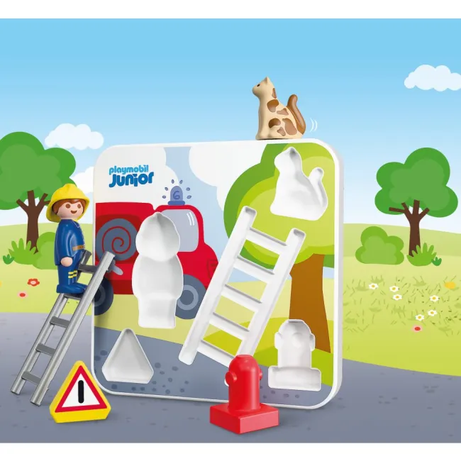 Playmobil - Junior Puzzle-ul pompierului - ARTPM72088