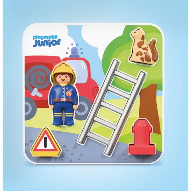 Playmobil - Junior Puzzle-ul pompierului - ARTPM72088