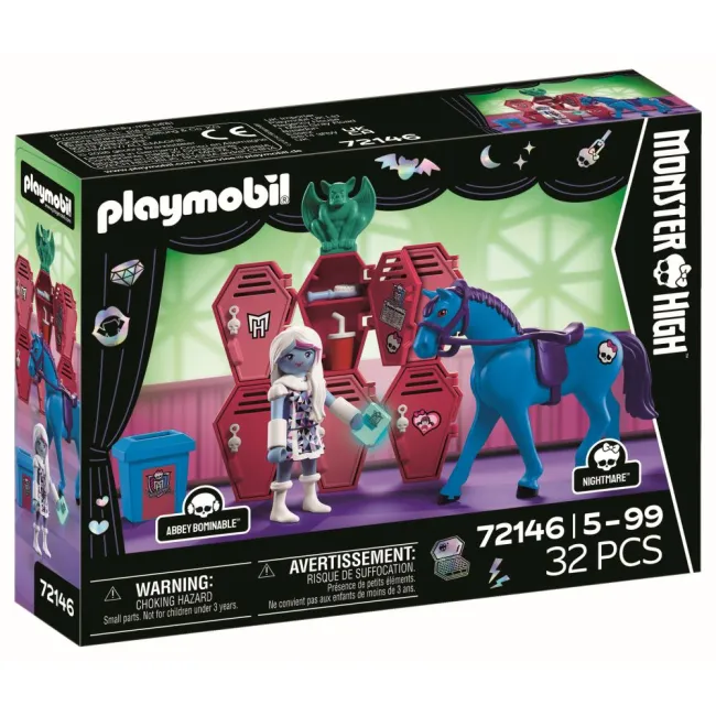 Playmobil - Monster High Abbey si dulapurile scolare - ARTPM72146