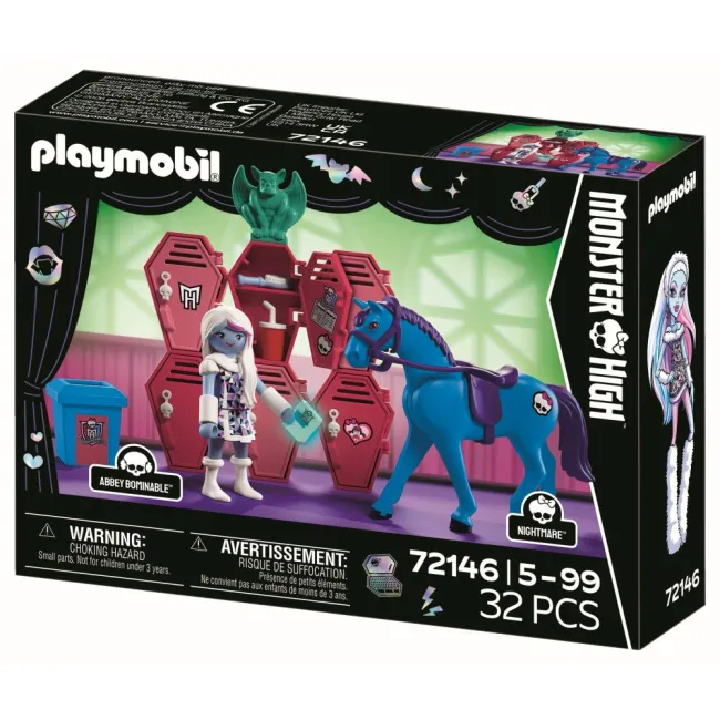 Playmobil - Monster High Abbey si dulapurile scolare - ARTPM72146