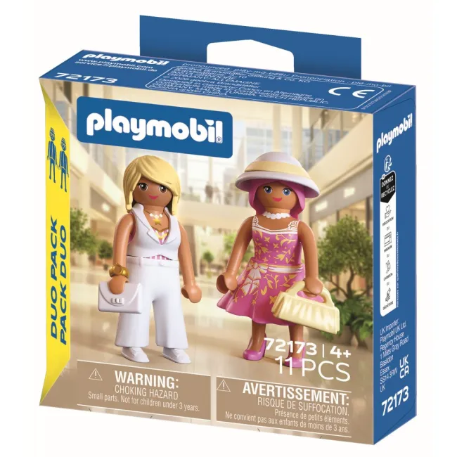 Playmobil - Set 2 figurine prietene la shopping - ARTPM72173
