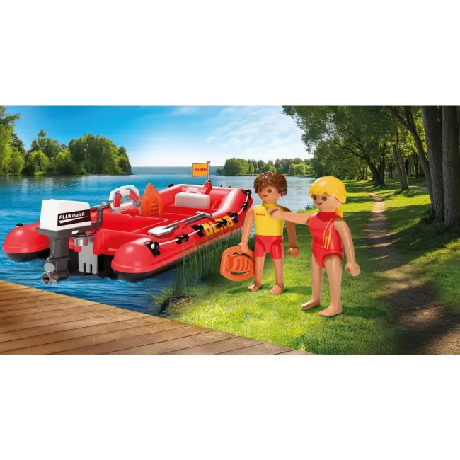 Playmobil - Jucarie de rol Barca de salvare - ARTPM72280