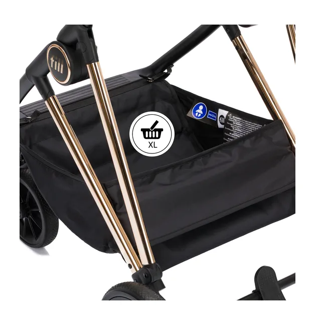 Carucior Fill Elix transformabil 2 in 1 black Fillikid