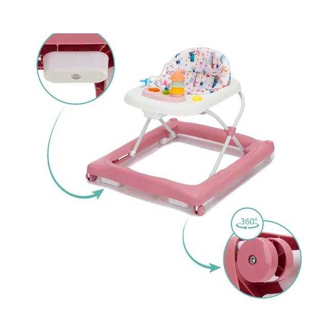 Premergator cu jucarie Emil pink Fillikid