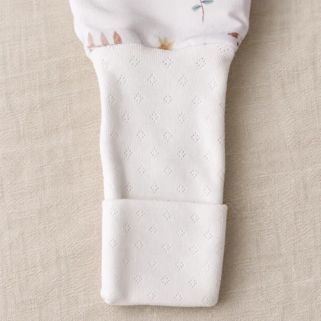 Sac De Dormit De Vara Cu Picioare Amy Mielue Ei Pe Pajie Te, Viscoza Din Bambus, 1 Tog, Marimea S (80-86cm), 62x50cm ,   Cu E Osete Integrate Pjb85719