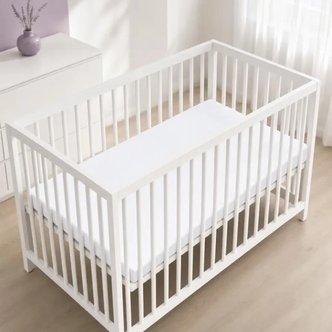 Saltea bebe DualNest 115x60x10 cm in 3 straturi Husa bumbac - ASC6427968155391