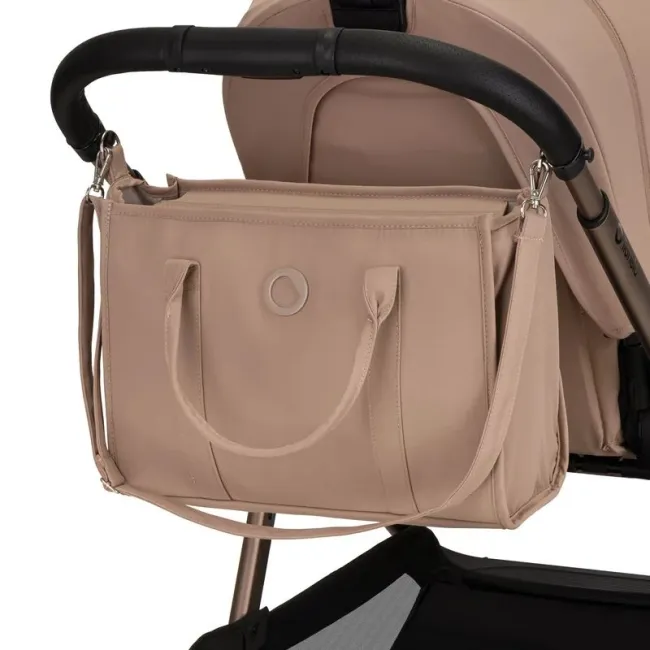 Carucior 2 in 1, Lionelo, Carmine, Parte sport si Landou anti-reflux, Salteluta ventilata, Reglare spatar, Suport de picioare, Maner reglabil, Sustine 22 kg, Cu accesorii, 0 luni+, Bej BYNLO-CARMINE_2IN1_BEIGE_SAND