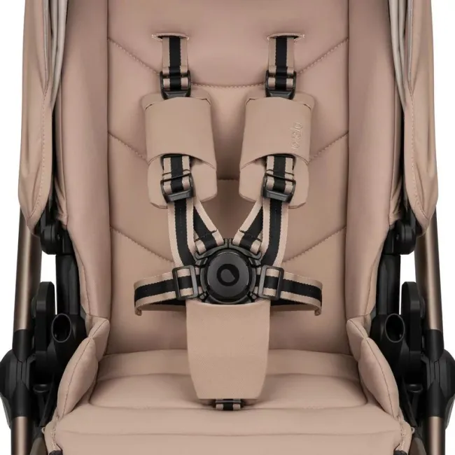 Carucior 2 in 1, Lionelo, Carmine, Parte sport si Landou anti-reflux, Salteluta ventilata, Reglare spatar, Suport de picioare, Maner reglabil, Sustine 22 kg, Cu accesorii, 0 luni+, Bej BYNLO-CARMINE_2IN1_BEIGE_SAND