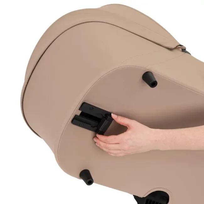 Carucior 2 in 1, Lionelo, Carmine, Parte sport si Landou anti-reflux, Salteluta ventilata, Reglare spatar, Suport de picioare, Maner reglabil, Sustine 22 kg, Cu accesorii, 0 luni+, Bej BYNLO-CARMINE_2IN1_BEIGE_SAND