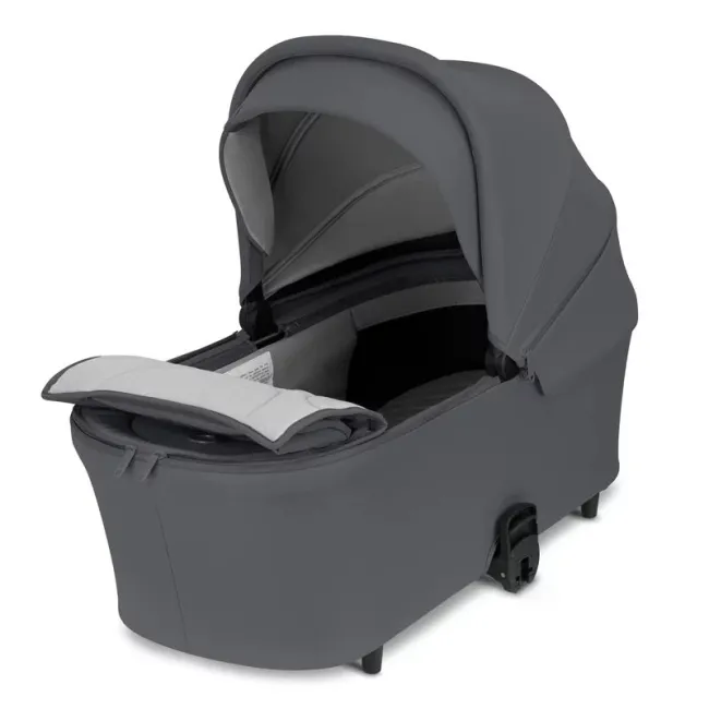 Carucior 2 in 1, Lionelo, Carmine, Parte sport si Landou anti-reflux, Salteluta ventilata, Reglare spatar, Suport de picioare, Maner reglabil, Sustine 22 kg, Cu accesorii, 0 luni+, Gri BYNLO-CARMINE_2IN1_GREY_STONE