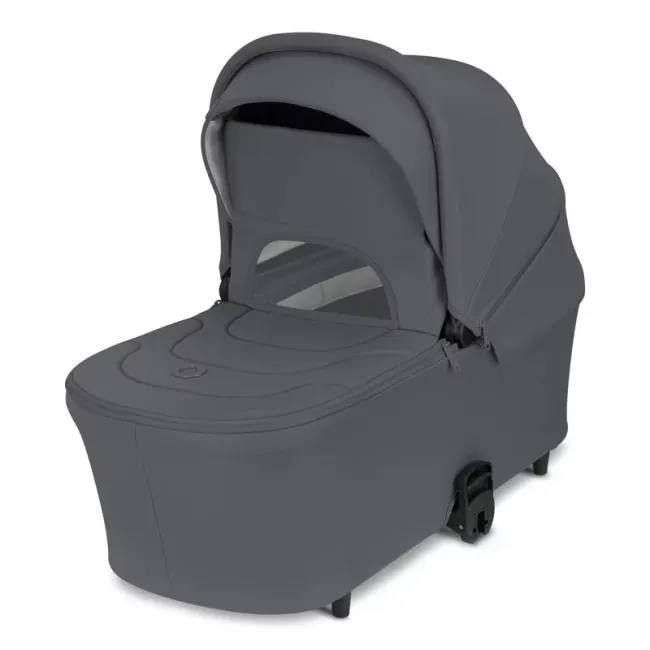 Carucior 2 in 1, Lionelo, Carmine, Parte sport si Landou anti-reflux, Salteluta ventilata, Reglare spatar, Suport de picioare, Maner reglabil, Sustine 22 kg, Cu accesorii, 0 luni+, Gri BYNLO-CARMINE_2IN1_GREY_STONE