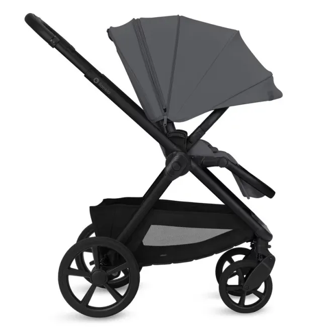 Carucior 2 in 1, Lionelo, Carmine, Parte sport si Landou anti-reflux, Salteluta ventilata, Reglare spatar, Suport de picioare, Maner reglabil, Sustine 22 kg, Cu accesorii, 0 luni+, Gri BYNLO-CARMINE_2IN1_GREY_STONE