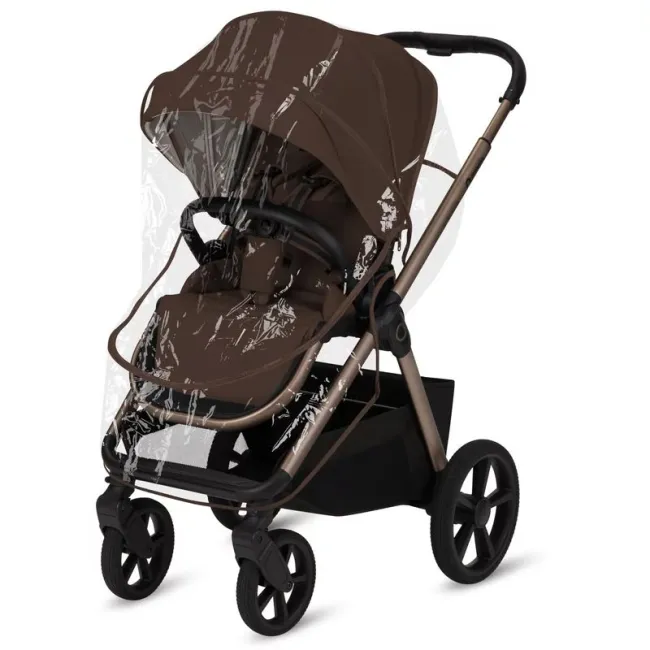 Carucior 2 in 1, Lionelo, Carmine, Parte sport si Landou anti-reflux, Salteluta ventilata, Reglare spatar, Suport de picioare, Maner reglabil, Sustine 22 kg, Cu accesorii, 0 luni+, Maro BYNLO-CARMINE_2IN1_BROWN_CHOCOLATE