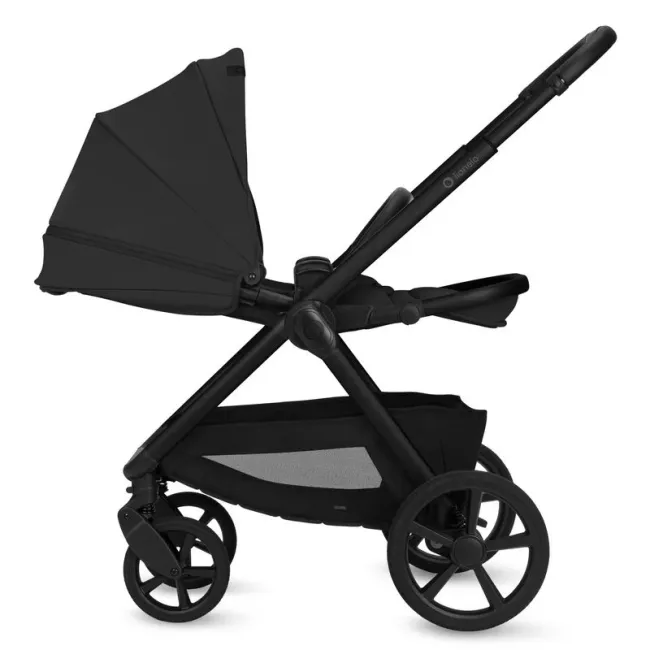 Carucior 2 in 1, Lionelo, Carmine, Parte sport si Landou anti-reflux, Salteluta ventilata, Reglare spatar, Suport de picioare, Maner reglabil, Sustine 22 kg, Cu accesorii, 0 luni+, Negru BYNLO-CARMINE_2IN1_BLACK_ONYX
