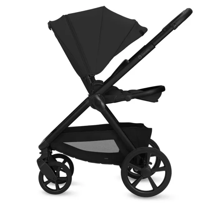 Carucior 2 in 1, Lionelo, Carmine, Parte sport si Landou anti-reflux, Salteluta ventilata, Reglare spatar, Suport de picioare, Maner reglabil, Sustine 22 kg, Cu accesorii, 0 luni+, Negru BYNLO-CARMINE_2IN1_BLACK_ONYX