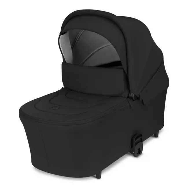 Carucior 2 in 1, Lionelo, Carmine, Parte sport si Landou anti-reflux, Salteluta ventilata, Reglare spatar, Suport de picioare, Maner reglabil, Sustine 22 kg, Cu accesorii, 0 luni+, Negru BYNLO-CARMINE_2IN1_BLACK_ONYX