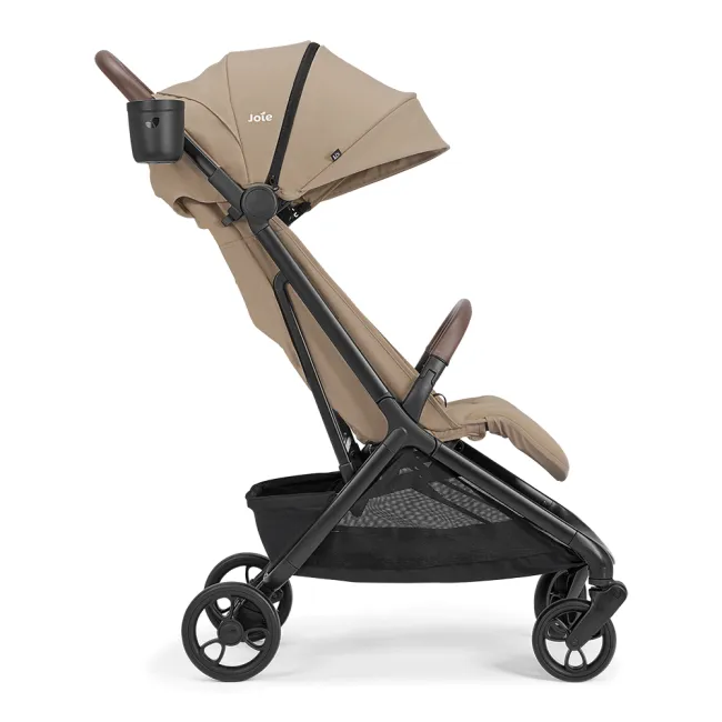 Joie - carucior ultracompact porto cashew, compatibil bagaj de cabina, pliere automata, de la nastere pana la 22 kg bbbs2501bacsw000
