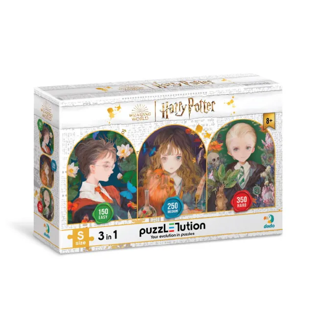 Puzzle 3 in 1 - harry potter x yume fantasy