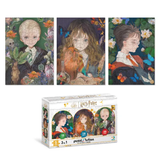 Puzzle 3 in 1 - harry potter x yume fantasy