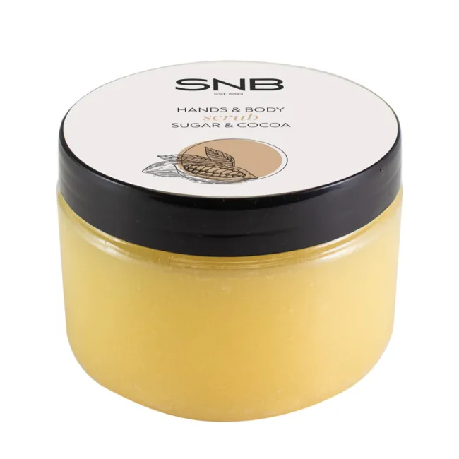 Scrub pentru Picioare și Corp cu Zahăr, Unt de Cacao și Uleiuri Vegetale SNB Professional 300 ml 300-ml EXL353_971