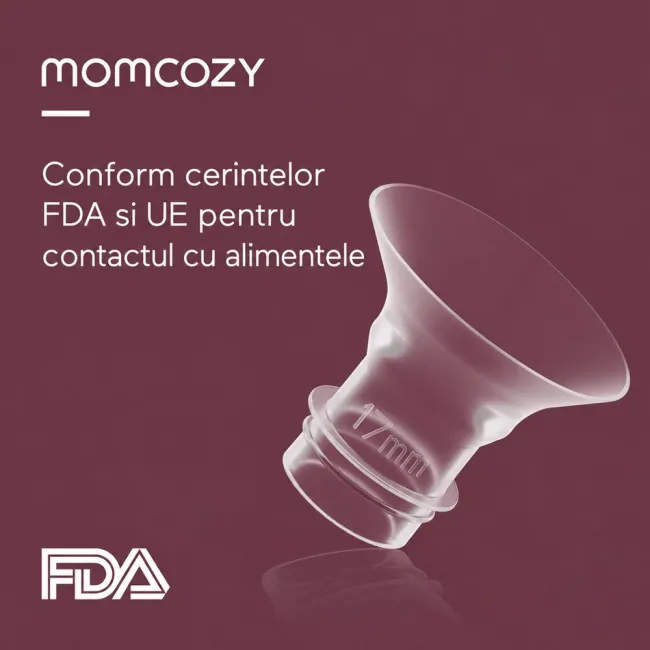 Set 4 inserturi flansa 17mm Momcozy pentru S9 Pro S12 Pro