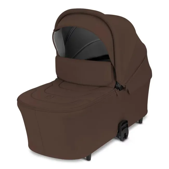Carucior 2 in 1, Lionelo, Carmine, Parte sport si Landou anti-reflux, Salteluta ventilata, Reglare spatar, Suport de picioare, Maner reglabil, Sustine 22 kg, Cu accesorii, 0 luni+, Maro BYNLO-CARMINE_2IN1_BROWN_CHOCOLATE