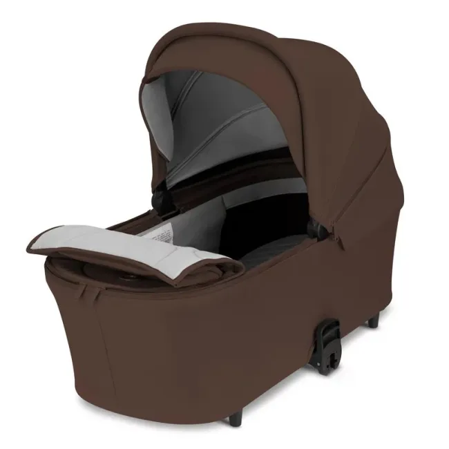 Carucior 2 in 1, Lionelo, Carmine, Parte sport si Landou anti-reflux, Salteluta ventilata, Reglare spatar, Suport de picioare, Maner reglabil, Sustine 22 kg, Cu accesorii, 0 luni+, Maro BYNLO-CARMINE_2IN1_BROWN_CHOCOLATE