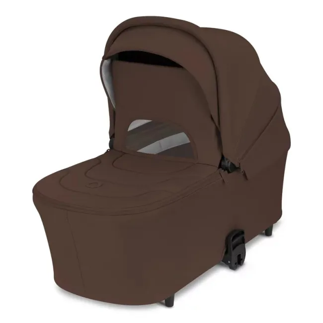 Carucior 2 in 1, Lionelo, Carmine, Parte sport si Landou anti-reflux, Salteluta ventilata, Reglare spatar, Suport de picioare, Maner reglabil, Sustine 22 kg, Cu accesorii, 0 luni+, Maro BYNLO-CARMINE_2IN1_BROWN_CHOCOLATE